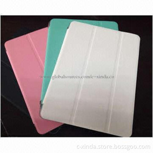 Smart cover flip leather case for iPad 5 Air, durable and beautiful design, more colors for choice